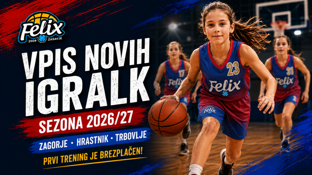 Vpis novih igralk v sezoni 2026/27